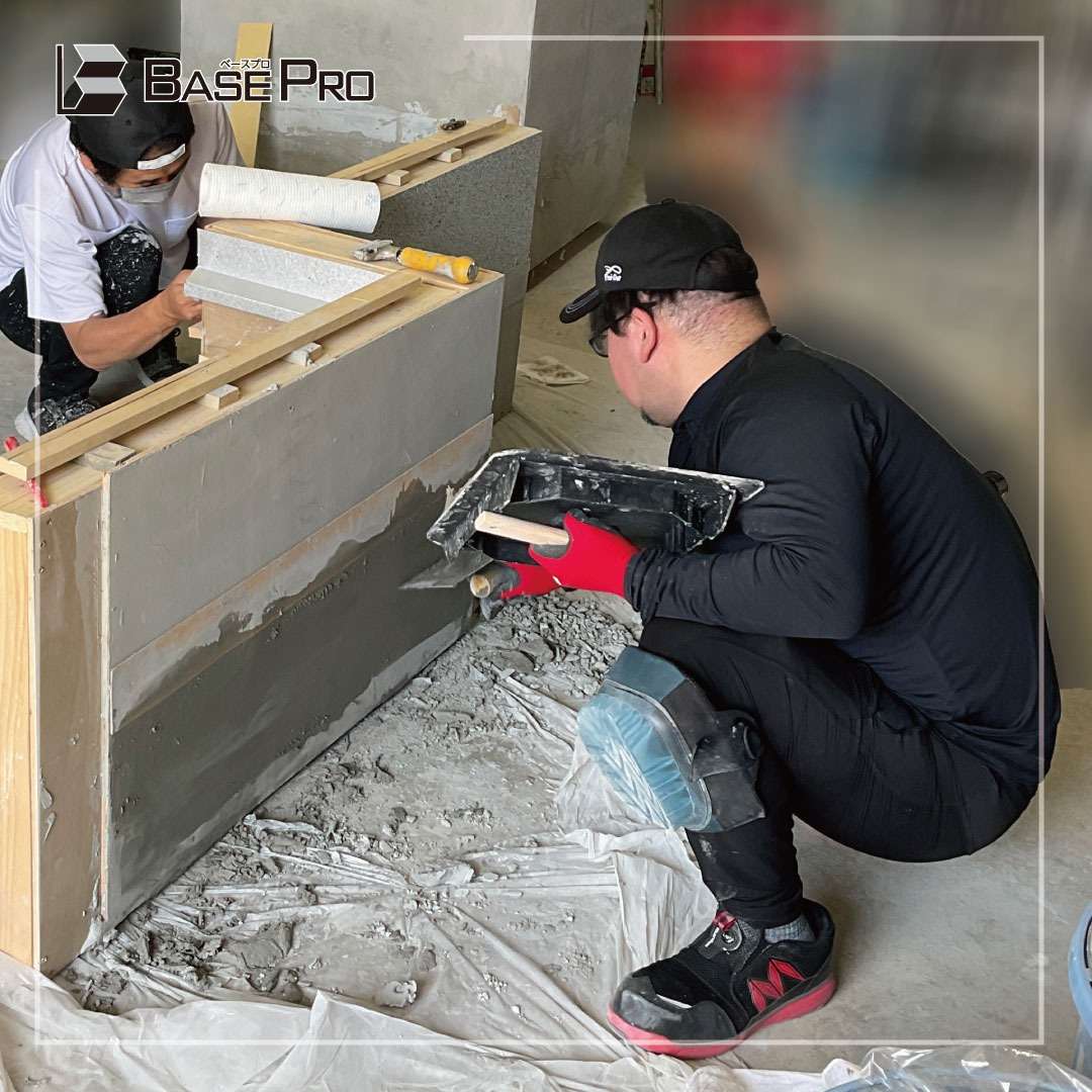 シーリペアグループ岐阜から全国へ基礎巾木左官塗装工事BASEPROは本日も本部研修実施中です。