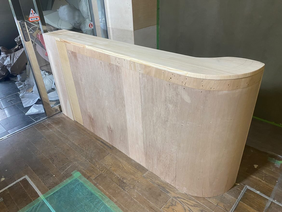 カウンター Before FreelyArt施工事例